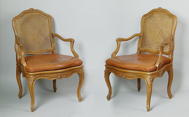 fauteuils cannés Louis XV